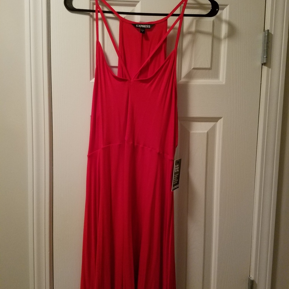 Red Mini Dress/Spaghetti Straps